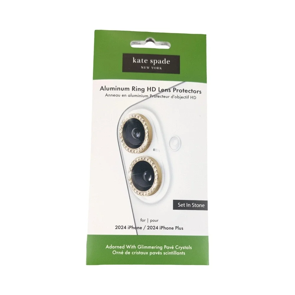 42-O Kate Spade Aluminum Ring HD Lens Protectors For APPLE iPhone 16 / 16 PLUS